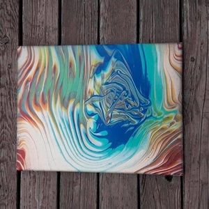 Original Acrylic Abstract Decor Art
